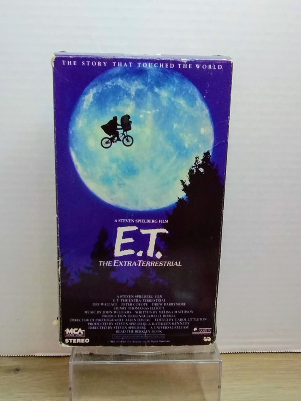 Vintage E.T. VHS Tape (1988) Original MCA Green Flap Release - Spielberg Classic